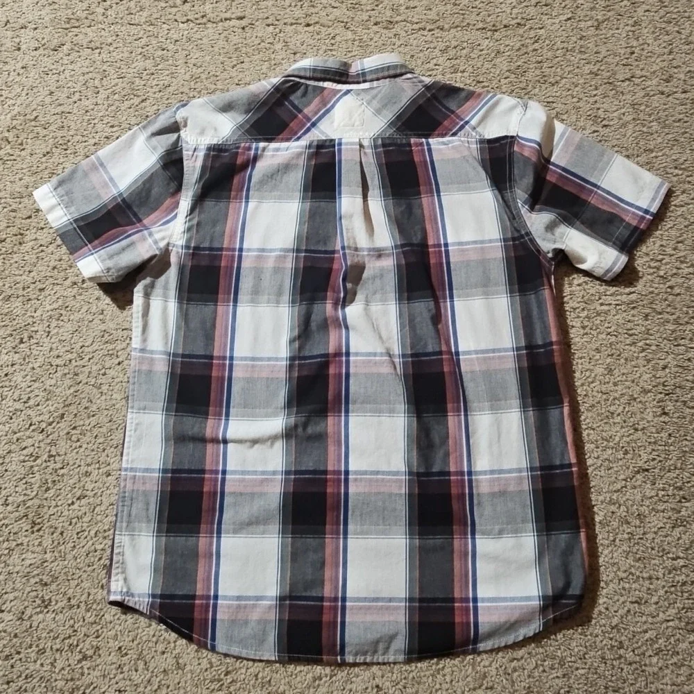 Levi's Shirt Mens Extra Large Short Sleeve Plaid Western‎